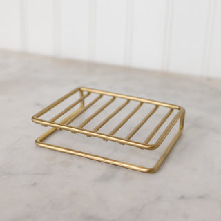 Brass wire soap stand