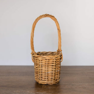 Handmade Woven Plant Basket | Vintage