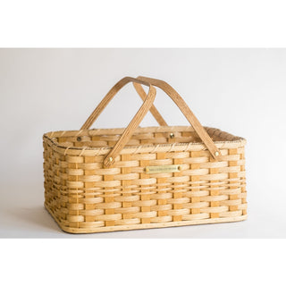 Handwoven gardening basket